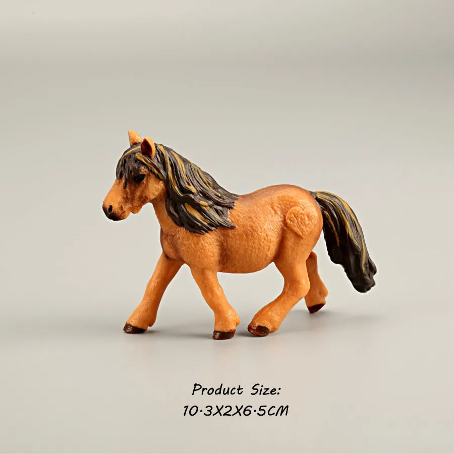 Animals Model Oldenburg Harvard  Action Figures Wild Steed Figurines Horse collection  Education Toys For Kids Gift