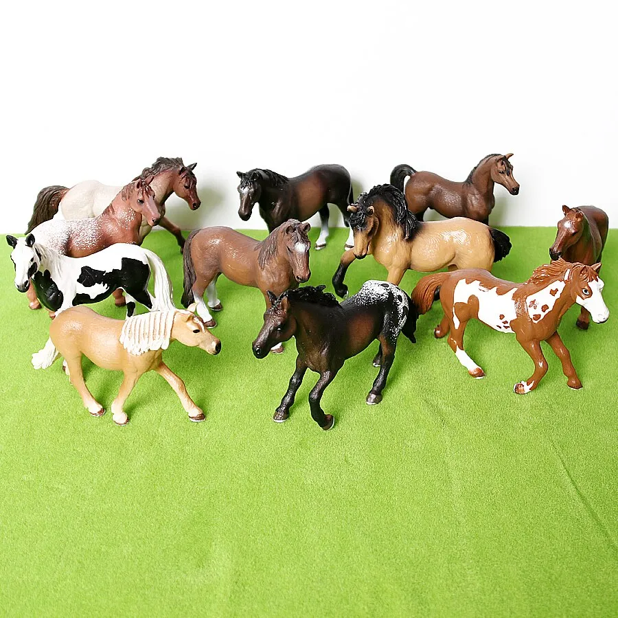 Animals Model Oldenburg Harvard  Action Figures Wild Steed Figurines Horse collection  Education Toys For Kids Gift