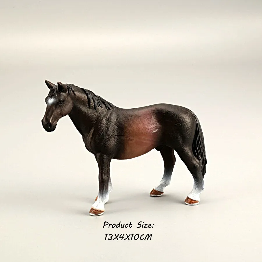 Animals Model Oldenburg Harvard  Action Figures Wild Steed Figurines Horse collection  Education Toys For Kids Gift