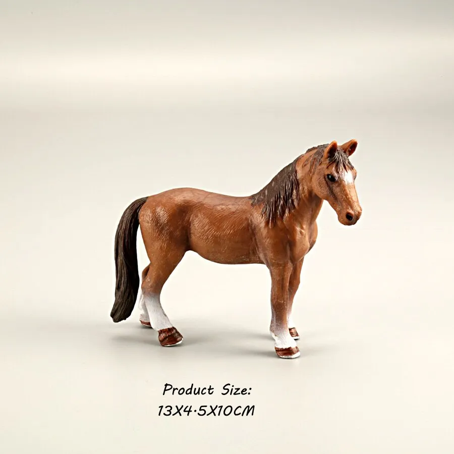 Animals Model Oldenburg Harvard  Action Figures Wild Steed Figurines Horse collection  Education Toys For Kids Gift