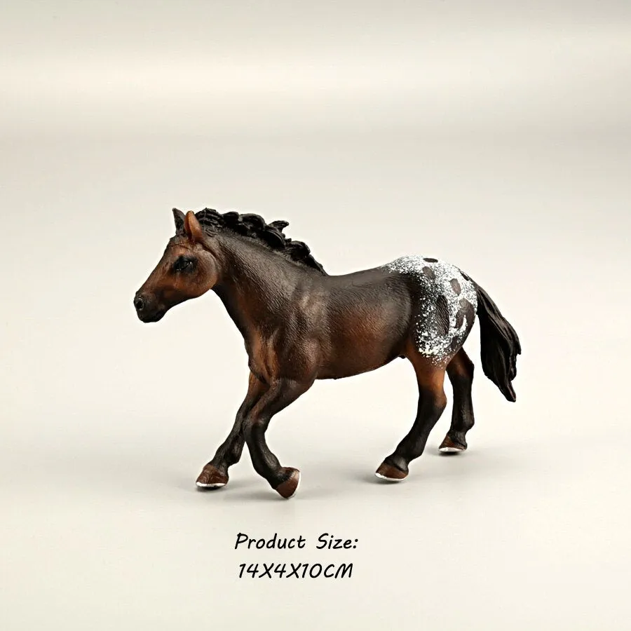 Animals Model Oldenburg Harvard  Action Figures Wild Steed Figurines Horse collection  Education Toys For Kids Gift