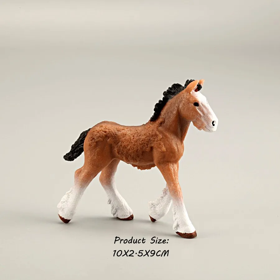 Animals Model Oldenburg Harvard  Action Figures Wild Steed Figurines Horse collection  Education Toys For Kids Gift
