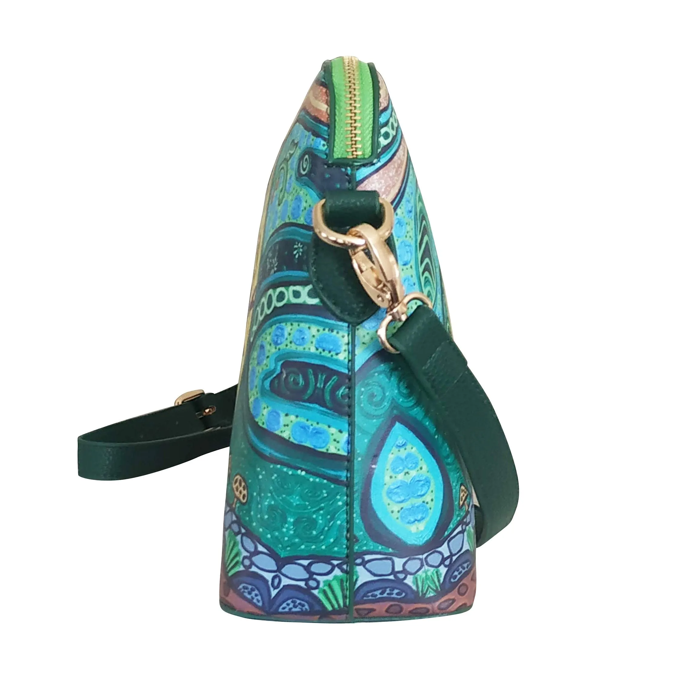 Leah Dorion Strong Earth Woman Art Bag