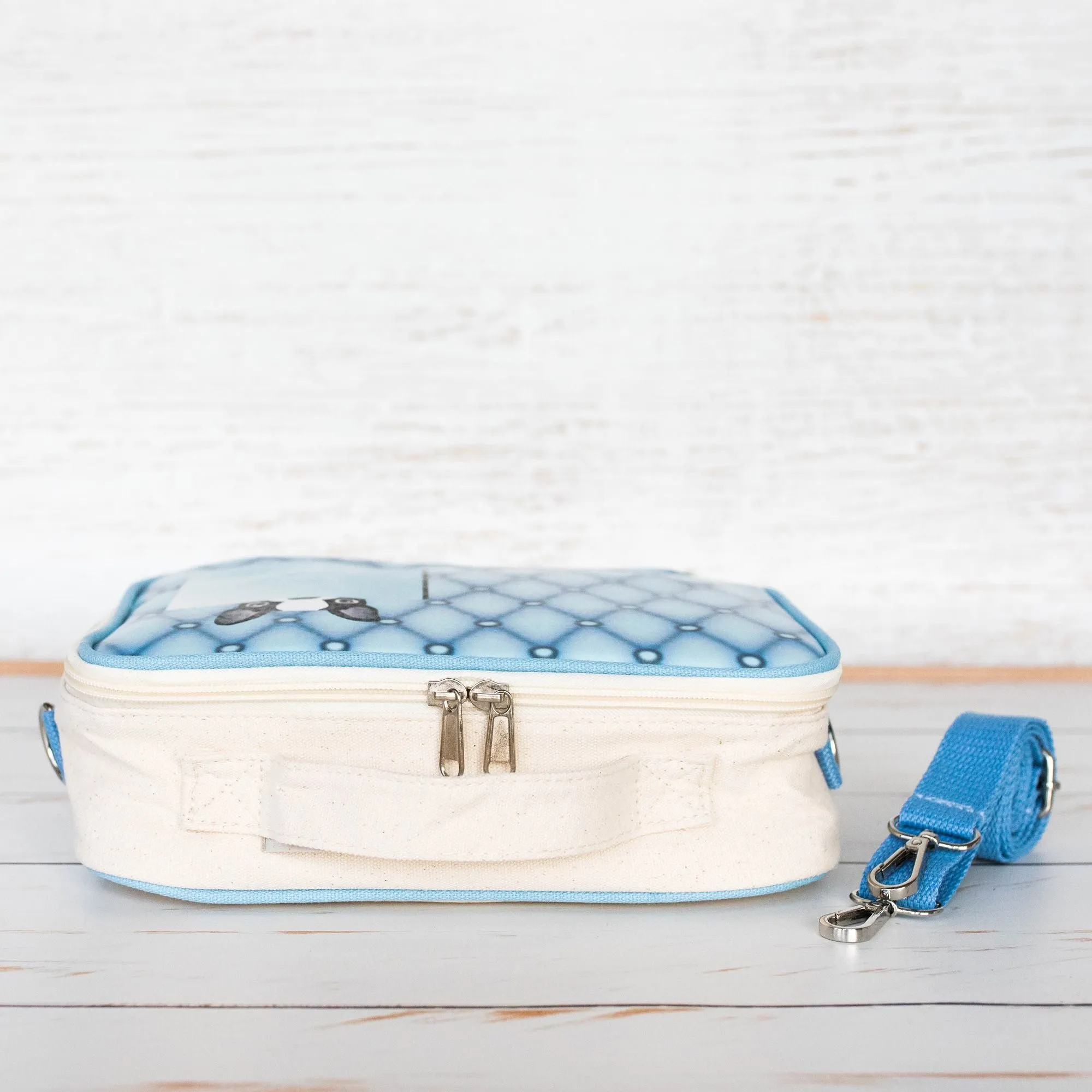 Organic Cotton Insulated Lunch Bag - Bulldog