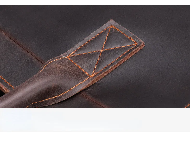 Vintage Business Leather Crossbody Bags for Men 5025