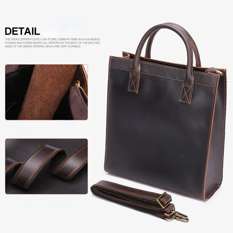 Vintage Business Leather Crossbody Bags for Men 5025