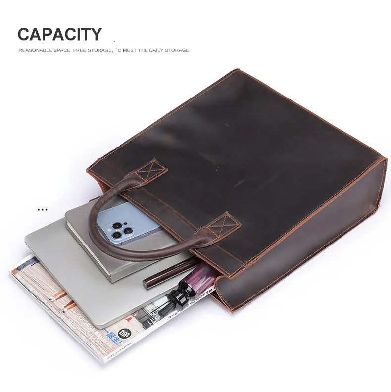 Vintage Business Leather Crossbody Bags for Men 5025