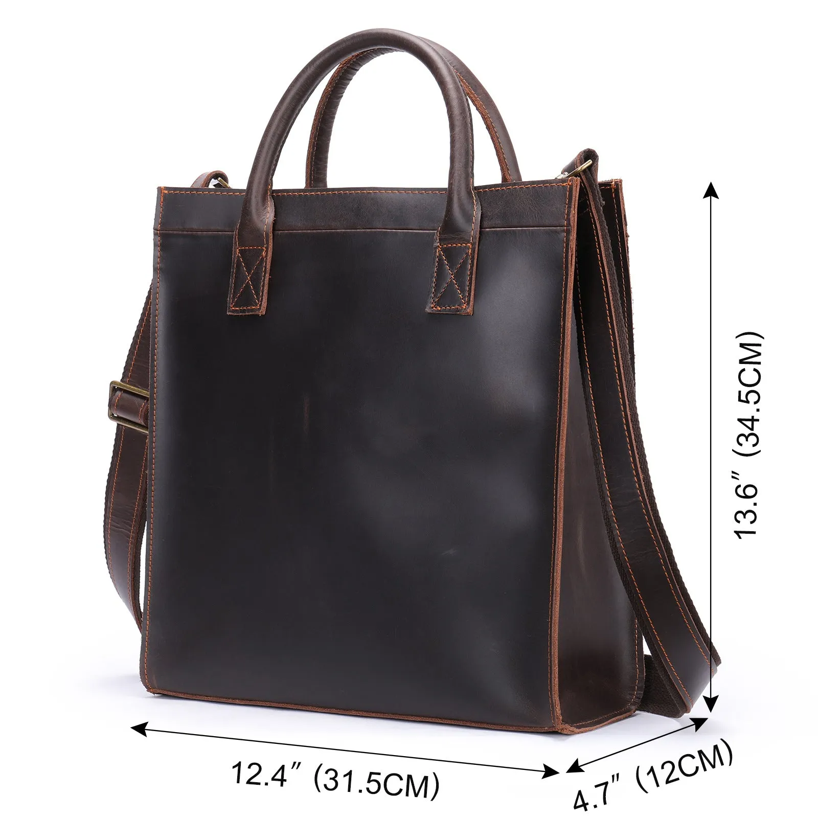 Vintage Business Leather Crossbody Bags for Men 5025