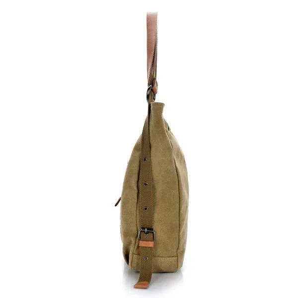 Women Men Canvas Handbags Multifunction Backpack Casual Shoulder Bags Students School