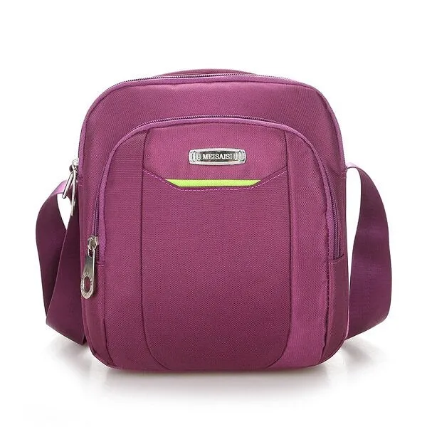 Women Men Nylon Multifunction Sport Daily Casual Handbag Shoulder Bag Crossboby