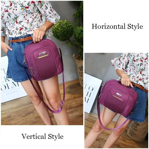 Women Men Nylon Multifunction Sport Daily Casual Handbag Shoulder Bag Crossboby
